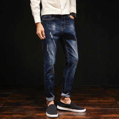 Men's small feet jeans