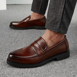 British Business Formal Leather Shoes