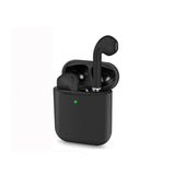 New i9000 tws matte black smart Bluetooth earphones with QI wireless charging 6D heavy bass black earbuds PKi200 i500 i10000 tws