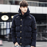 Winter Solid Colour Hooded Jackets