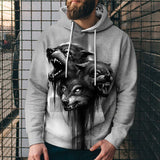 3D Digital Printed Casual Hoodies