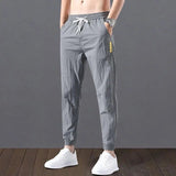 Summer Thin Ice Silk Casual Pants