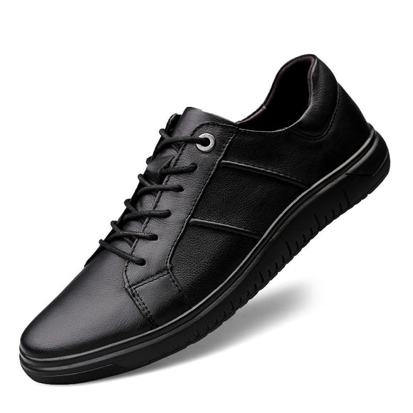 Men's Casual Fashion Breathable Leather Shoes