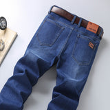 Men's Stretch Loose Straight Leg Jeans