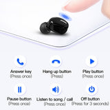 Mini In-Ear 5.0 Bluetooth Earphone HiFi Wireless Headset With Mic Sports Earbuds Handsfree Stereo Sound Earphones for all phones