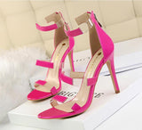 Slim thin stiletto sandals