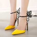 Pointed high butterfly sandals