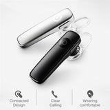 M165 Mini Bluetooth Earphone Stereo Bass Bluetooth Headset Handsfree Earloop Wireless Earpiece With Mic For All Smart Phones