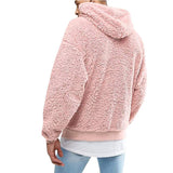 Autumn Fluffy Fleece Hooded Pullovers