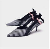 Pointed Toe Bowtie Women Sandals