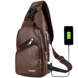 Men's Crossbody Leather Bag