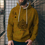 Poker Printed Street Fashion Hoodies