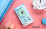 Cute Earphones  Macarons Donut Cartoon Earphone Q17 White/Pink/Green/Blue/Black/Mint Green Portable Earplug