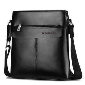 Men's Zipper Leather Bag