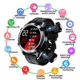 T10 Headset Sports Bracelet 2-In-1 Heart Rate Monitoring Bluetooth Call Music Smart Watch