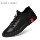 Men's Top Layer Leather Sneakers