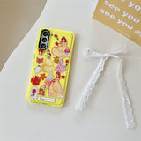 Cartoon princess beautiful girl suitable for Samsung s22ultra mobile phone cover anti-fall s20 protective sleeve s22 soft case