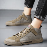 High-Top Canvas Shoes