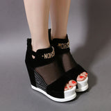 Wedge heeled sandals