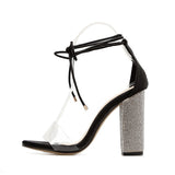 Rome heeled ankle strap sandals