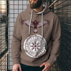 3D Digital Viking Printed Hoodies