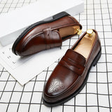 British Business Formal Leather Shoes