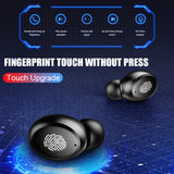 VOULAO Bluetooth 5.0 Earphone Wireless Headphons Sport Handsfree Earbuds 9D Stereo Waterproof Headset With 4000mAh Power Bank