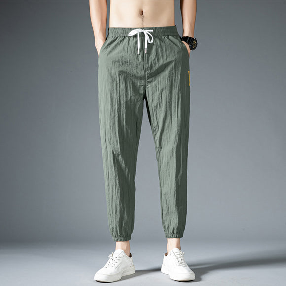 Men's Elastic Slim Printed Pants