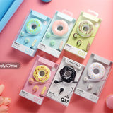 Cute Earphones  Macarons Donut Cartoon Earphone Q17 White/Pink/Green/Blue/Black/Mint Green Portable Earplug