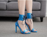 Jelly Transparent Heel Sandals