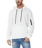 Long Sleeved Zip Pocket Hoodies