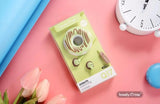 Cute Earphones  Macarons Donut Cartoon Earphone Q17 White/Pink/Green/Blue/Black/Mint Green Portable Earplug