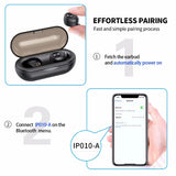 Anomoibuds Capsule TWS Wireless Earbuds V5.0 Bluetooth Earphone Headset Deep Bass Sport Earphone