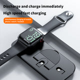 The New Three-In-One Wireless Charger Is Suitable For Apple Mobile Phone Headset Watch Charging Plug Charging Seat Source