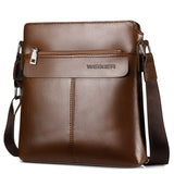 Men's Zipper Leather Bag