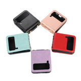 New Model Is Suitable For Samsung Z Flip3 Folding Screen Mobile Phone Case Diagonally Across The Samsung Galaxy Z Flip4 Card Cover