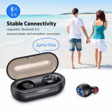 Anomoibuds Capsule TWS Wireless Earbuds V5.0 Bluetooth Earphone Headset Deep Bass Sport Earphone