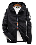 Windbreaker Striped College Jackets