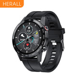 HERALL 2020 ECG Smart Watch For Men IP68 Waterproof Smartwatch Blood Pressure Monitor For Android Apple Xiaomi