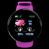 D18 Smart Bracelet Color Round Screen Heart Rate Blood Pressure Sleep Monitoring Pedometer Sports Encyclopedia Star Smart Watch