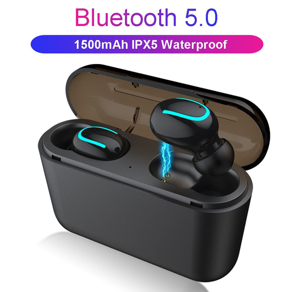 Bluetooth 5.0 Earphones TWS Wireless Headphones Blutooth Earphone Handsfree Headphone