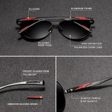 Polarized Aluminum Pilot Glasses