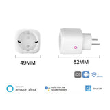 WiFi Smart Plug EU US UK Adaptor Wireless Remote Voice Control Power Energy Monitor Outlet Timer Socket for Alexa Google Home