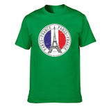 France Paris Print T-Shirts