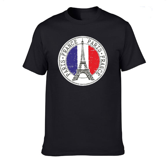 France Paris Print T-Shirts