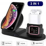 10W Qi Wireless Charger For Iphone XS XR 8 Plus 11 Pro Max Xiaomi Mi9 Huawei Fast Charger