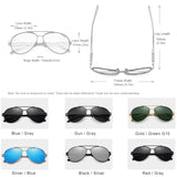 Polarized Aluminum Pilot Glasses