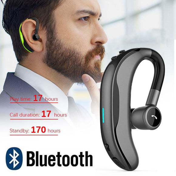 F600 Wireless Bluetooth Earphones Stereo Headset Single Handsfree with Microphone Business Bluetooth Headphones