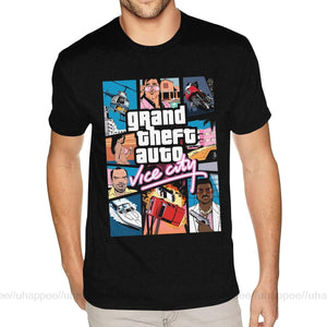 Grand Theft Auto Crew Neck T-Shirts