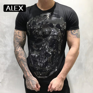 Skull Streetwear Crew Neck T-Shirts